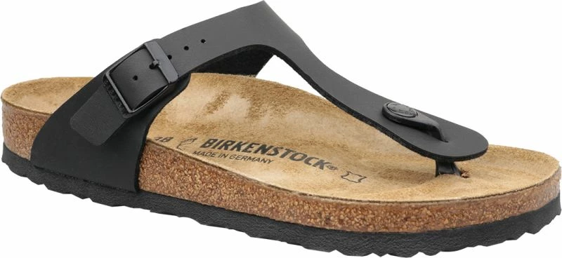 Natikači Gizeh, Birkenstock, ženski, črni