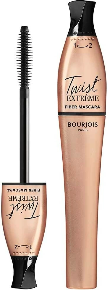 Maskara za podaljšanje in volumen Bourjois Twist Extreme Fiber Lengthening 24 Black 8 ml