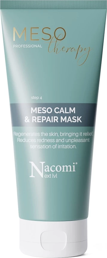 Pomirjujoča in vlažilna maska za obraz Nacomi Meso, 50 ml, za ženske