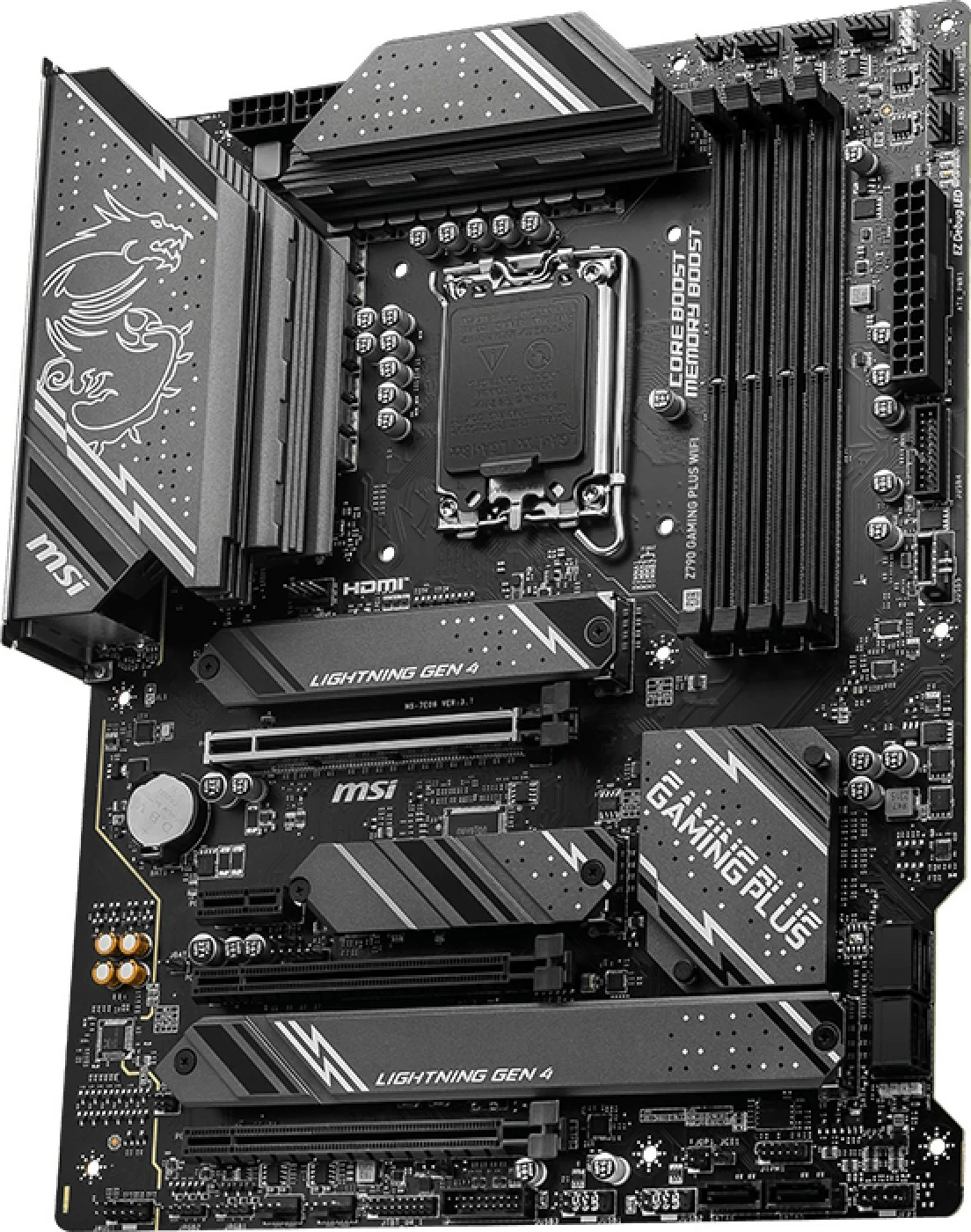 Matična plošča MSI Z790 GAMING PLUS WIFI, Intel LGA 1700, DDR5, 192 GB, črna