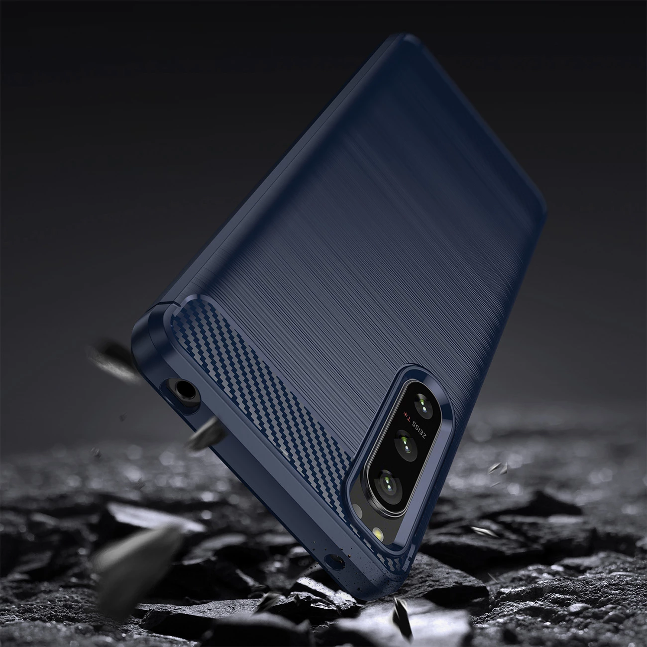 Ovitek za telefon Hurtel Thunder Case za Xiaomi Poco F4 5G, TPU, moder
