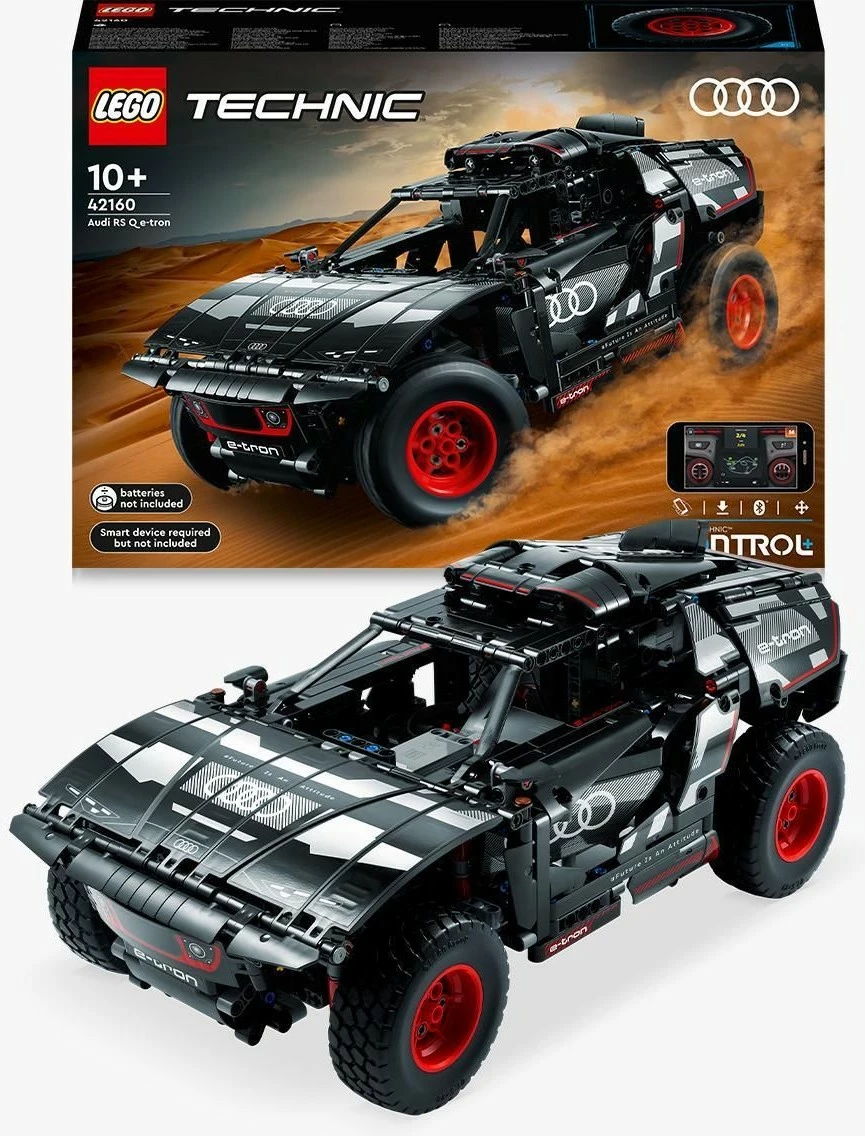 Model za sestavljanje Audi RS Q e-tron LEGO, 10+, plastika, 914 delov, 1,86 kg