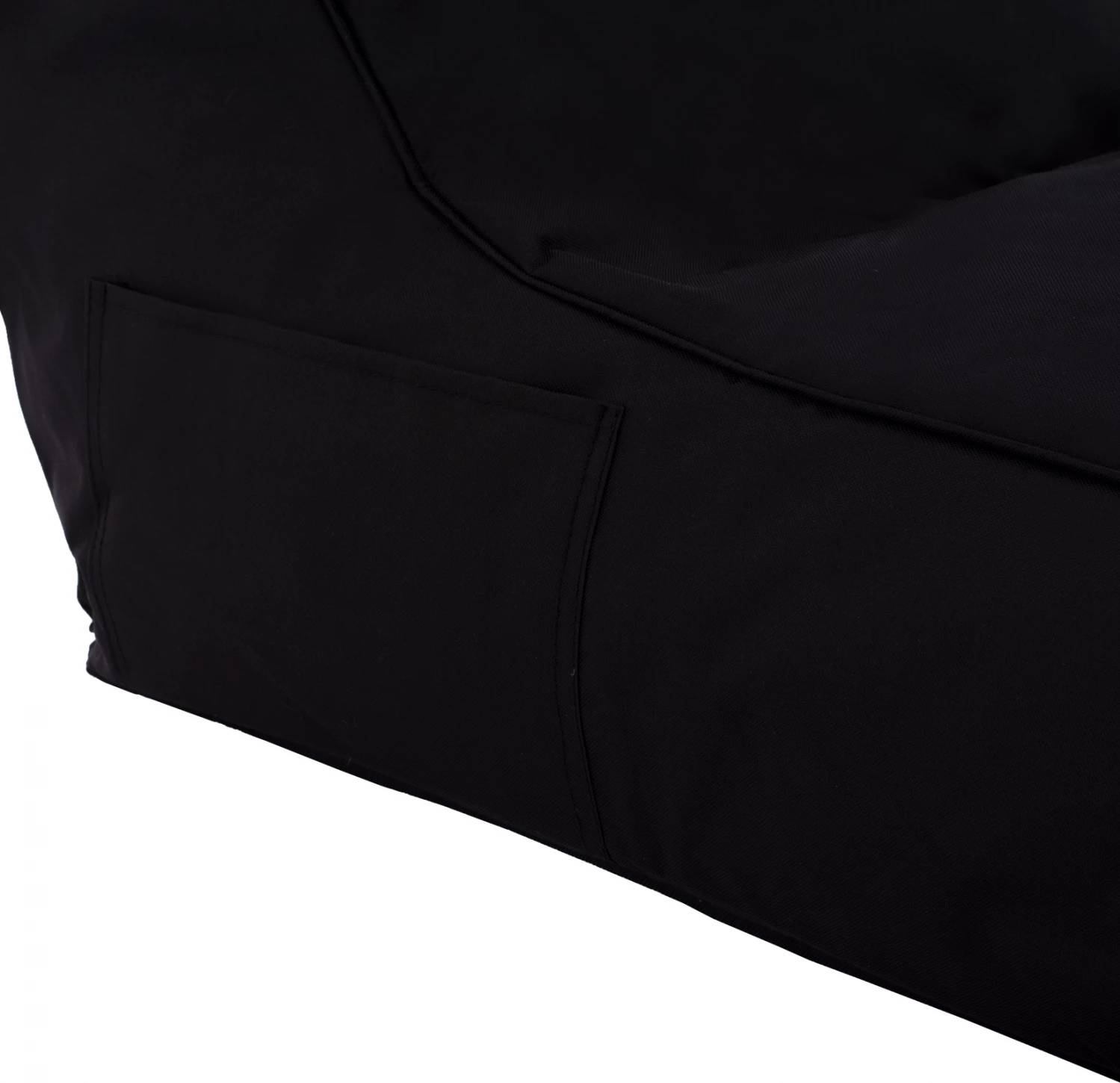 Tanea pouf v črni barvi z UV zaščito 190x80x60 cm