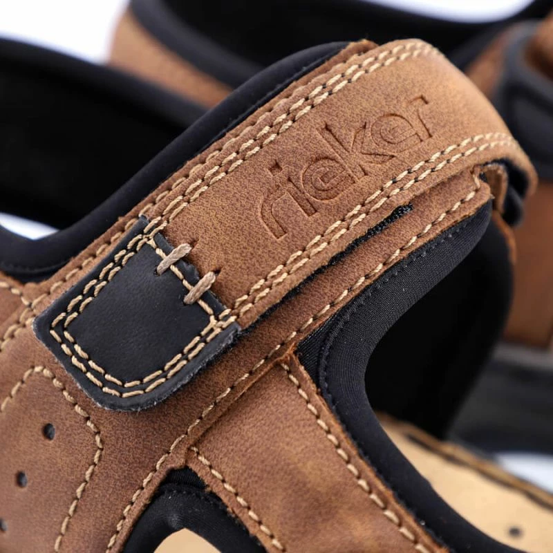 Sandali za moške, rjavi — Rieker