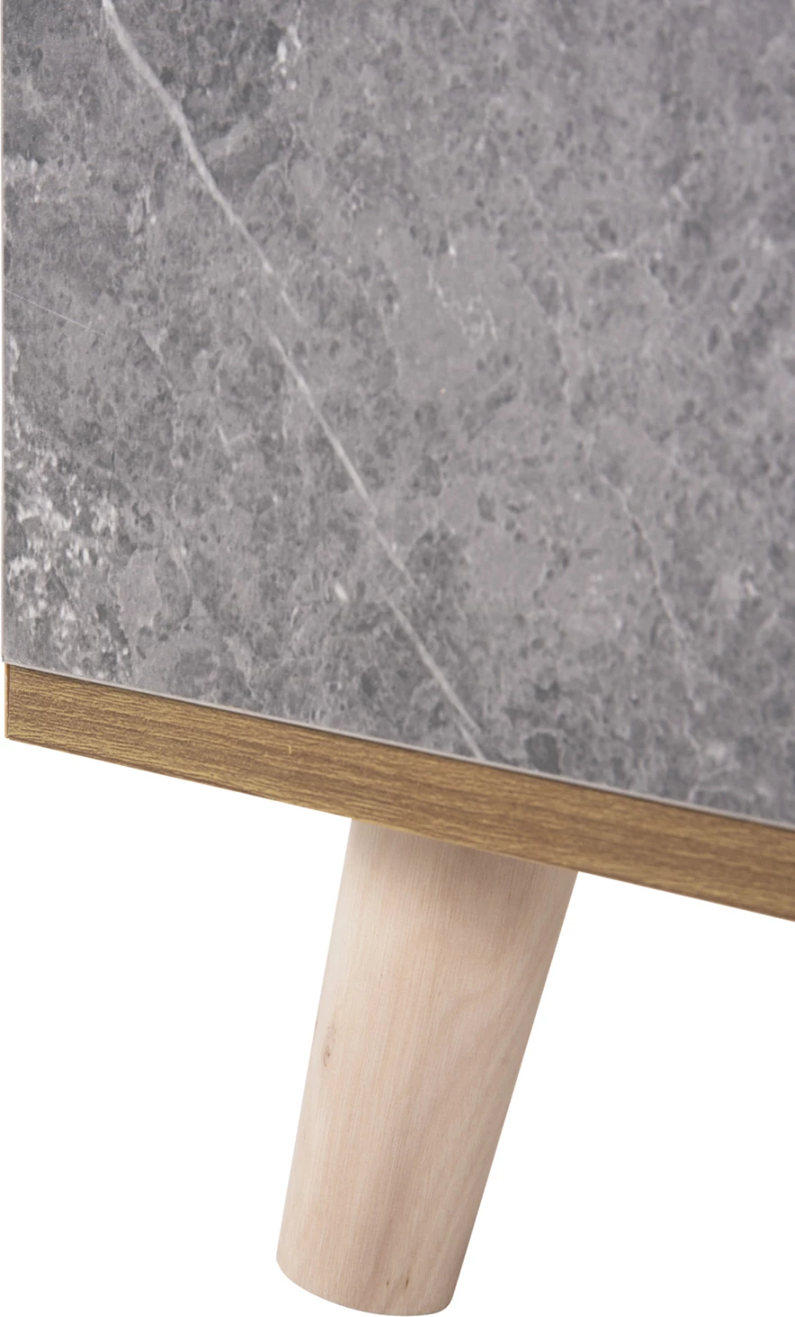 Omara za čevlje ALVARO FH8954.12 melamin v teksturi sonama-kamen 50Χ38Χ135Hcm