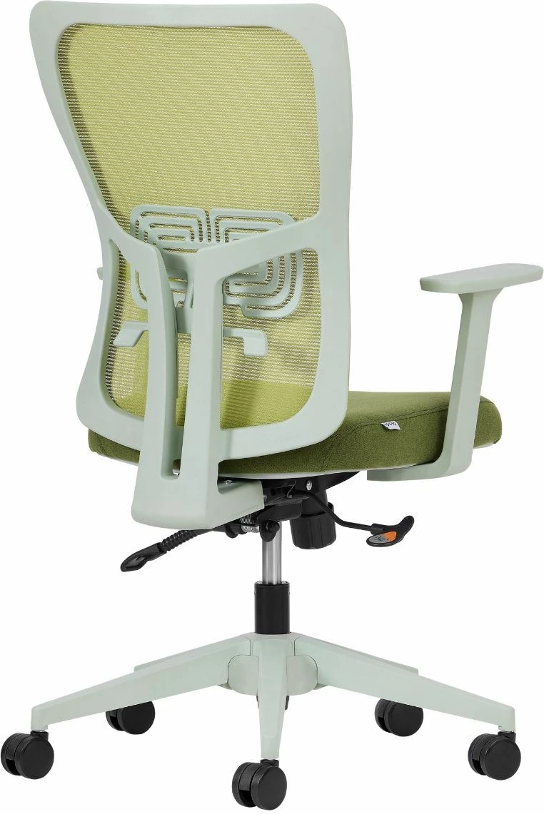 Set pisarniških stolov (2 kosa), opora za ledveni del, 108 cm, zelen, Skye Decor