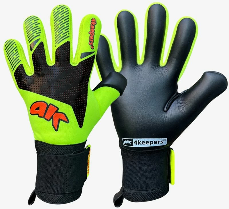 Rokavice za vratarja 4Keepers, moške, črne in zelene