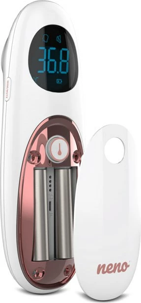 Brezkontaktni termometer neno Medic T06, za čelo, z LCD zaslonom, bel