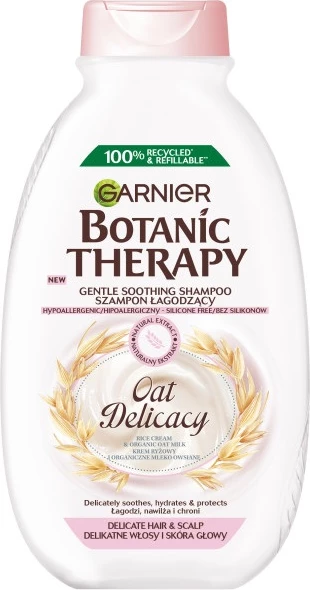 Šampon za ženske, Botanic Therapy Oat Delicacy Garnier 400 ml