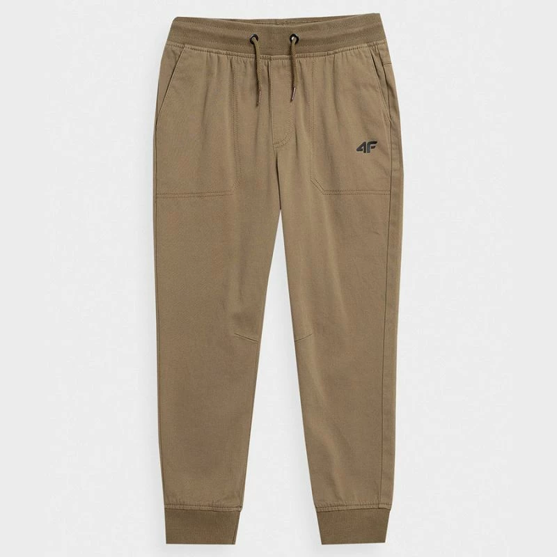 Hlače za fante 4F, kremne