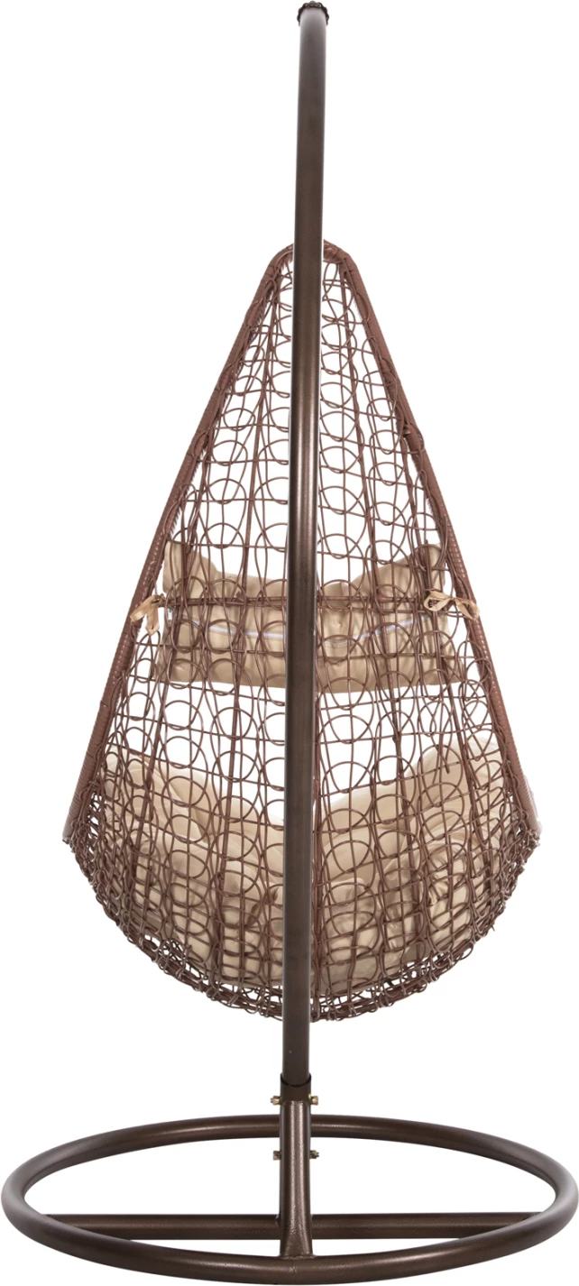 Viseče gnezdo MILLIE FH5996.05 kovinsko v rjavi barvi-sintetični ratan v rjavi Φ95x195Hcm