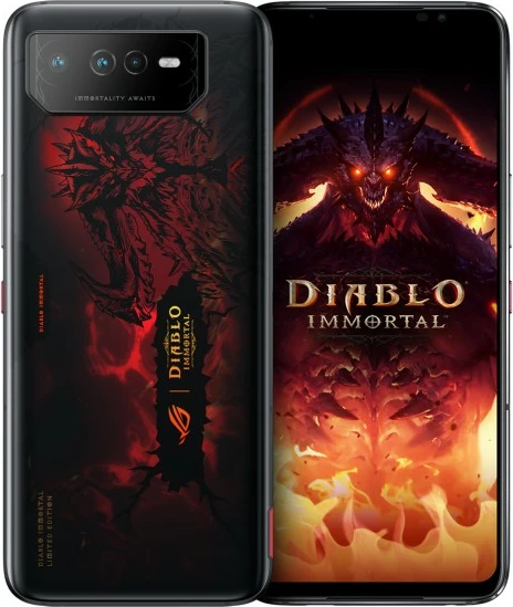 Igralni telefon ROG Phone 6 Diablo Immortal Edition, ASUS, 16 GB, 512 GB, 50 MP, Android 12, Hellfire Red