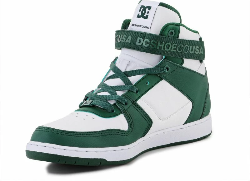 Visoke športne superge, DC Pensford, bele z zelenimi