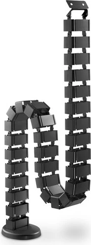 Organizator kablov Digitus DA-90505, 1,3 m, črn