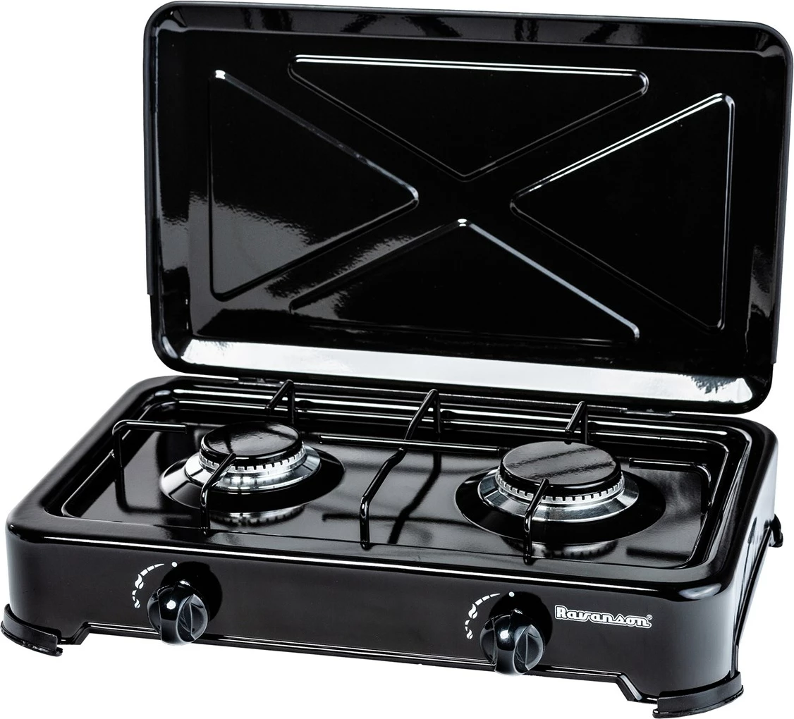 Kuhalna plošča z 2 gorilnikoma Ravanson K-02TB