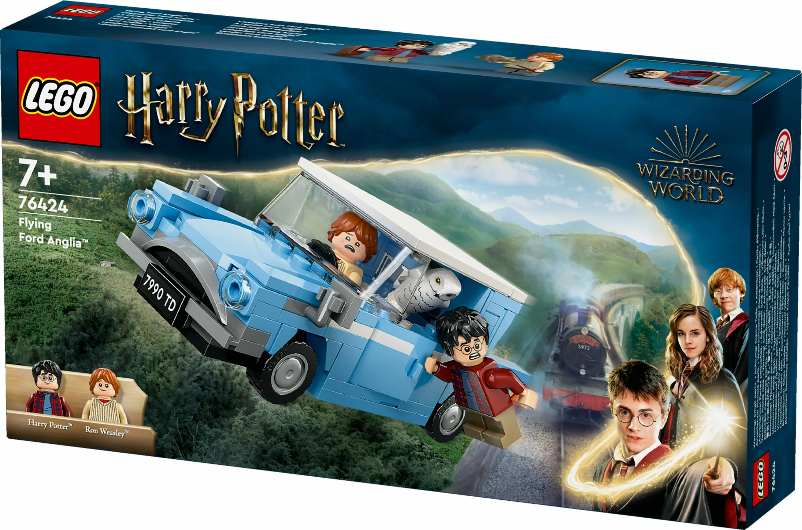 Gradbeni komplet LEGO Harry Potter Leteči Ford Anglia, 165 kosov, večbarven