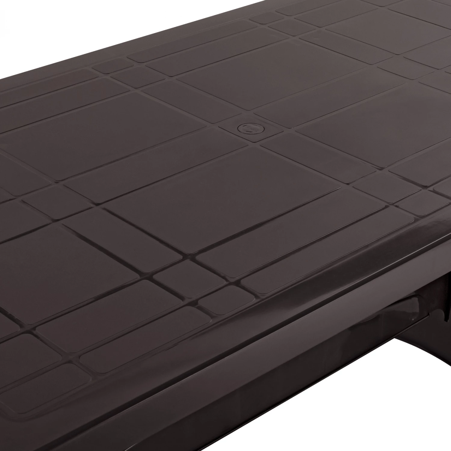Polipropilenska miza Cornwall FH5738.03 rjava 140x80x73.5H cm