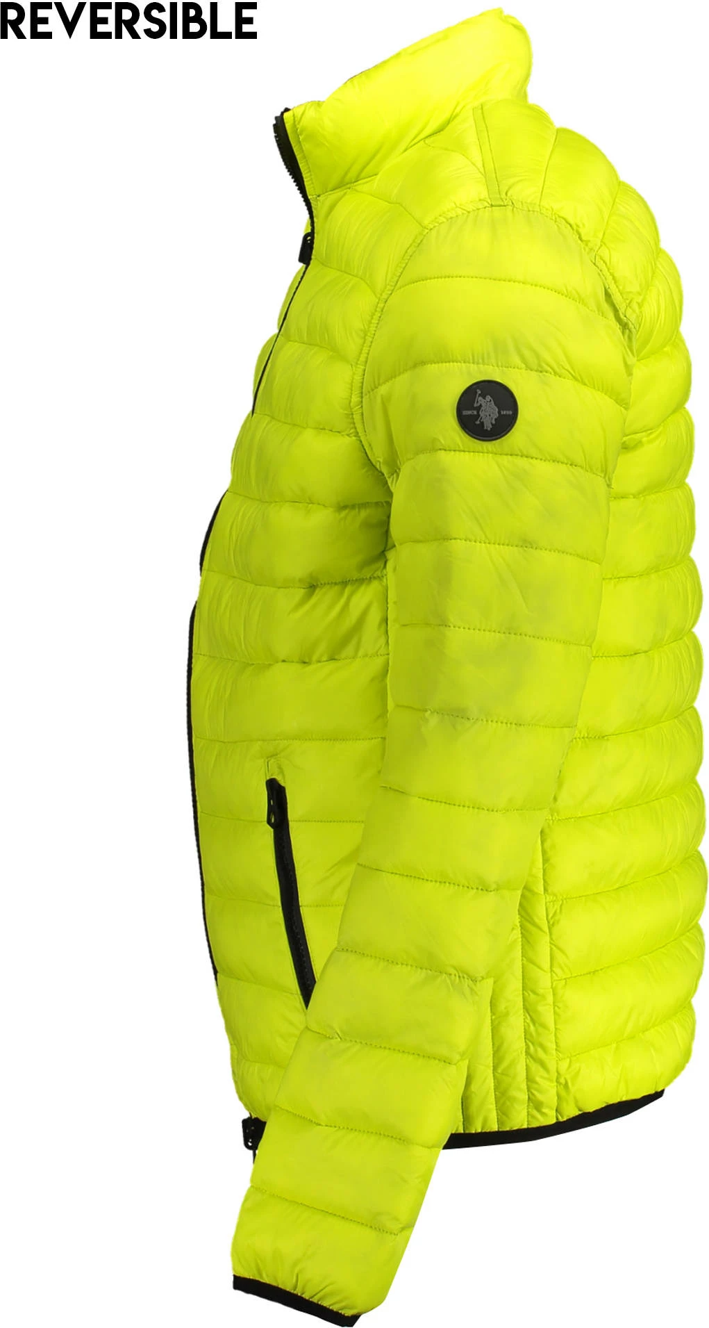 Obojestranska moška jakna U.S. POLO, rumena