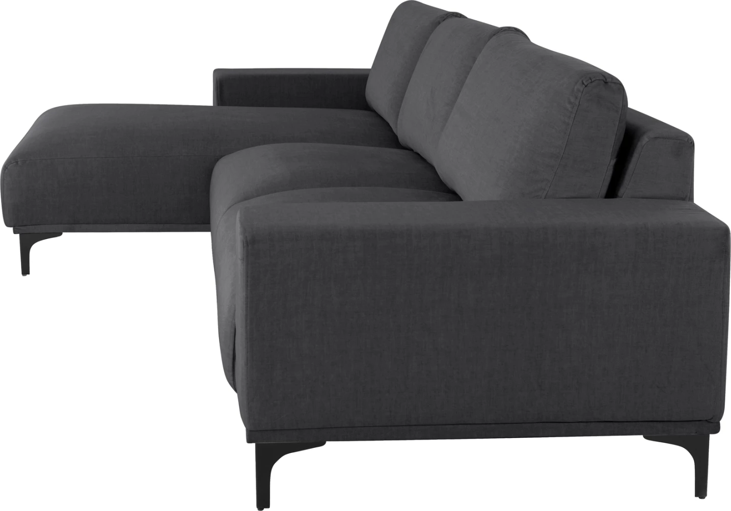 Kotna sedežna garnitura (levi) NOA FH3278.02L antracitna tkanina 288x90-157x67-80H cm