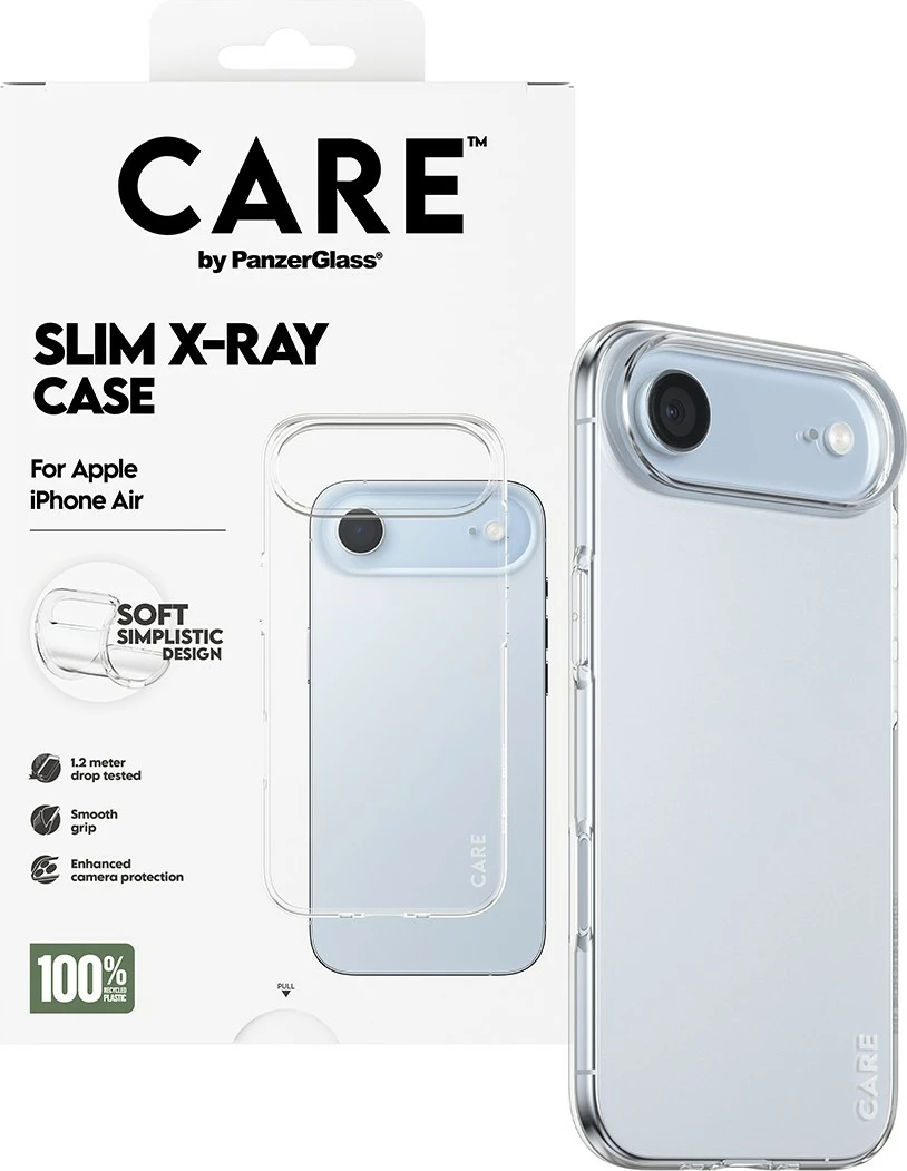 Prozoren ovitek za telefon PanzerGlass CARE fashionable X-Ray Soft Basic za iPhone Air
