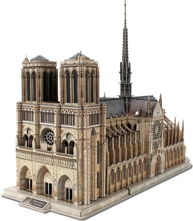 3D sestavljanka Katedrala Notre Dame, Cubic Fun, 293 delov