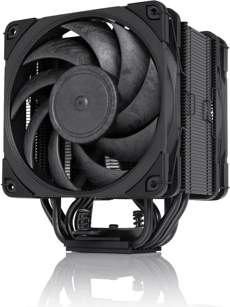 Hladilnik procesorja NOCTUA NH-U12A chromax.black, 2 ventilatorja 12 cm, črn