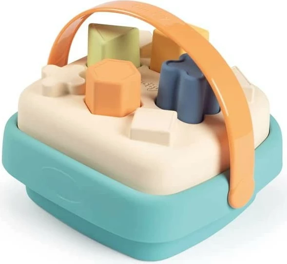 Sorter igrača Little Green Basket Smoby, večbarvna