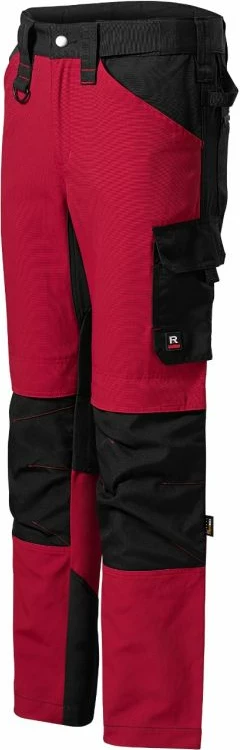Treking hlače Rimeck za moške, črno-rdeče