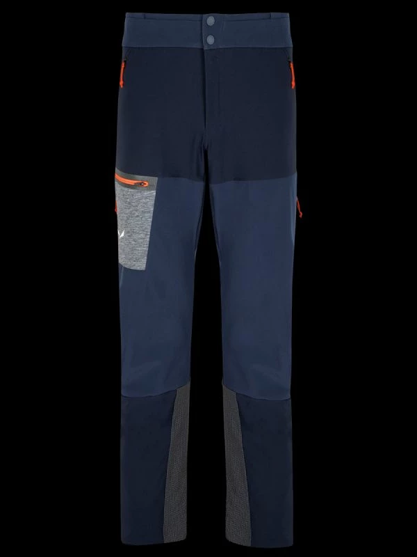 Softshell hlače za moške Salewa, črne