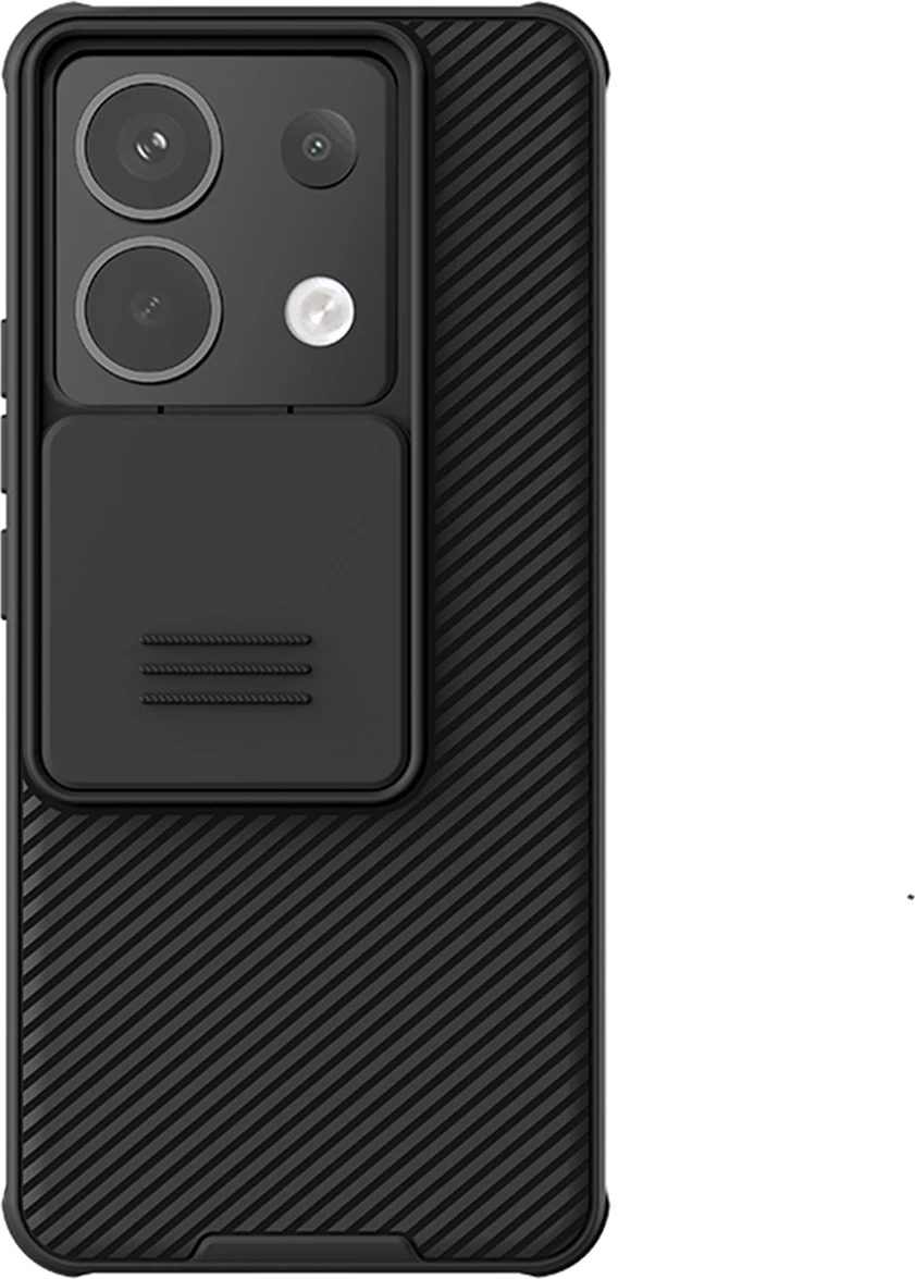Ovitek za telefon Nillkin CamShield Pro za Xiaomi Redmi Note 13 Pro 5G / Poco X6 5G, črn