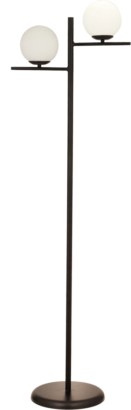 Kovinska talna svetilka v črni barvi FH7432.01 30x158 cm