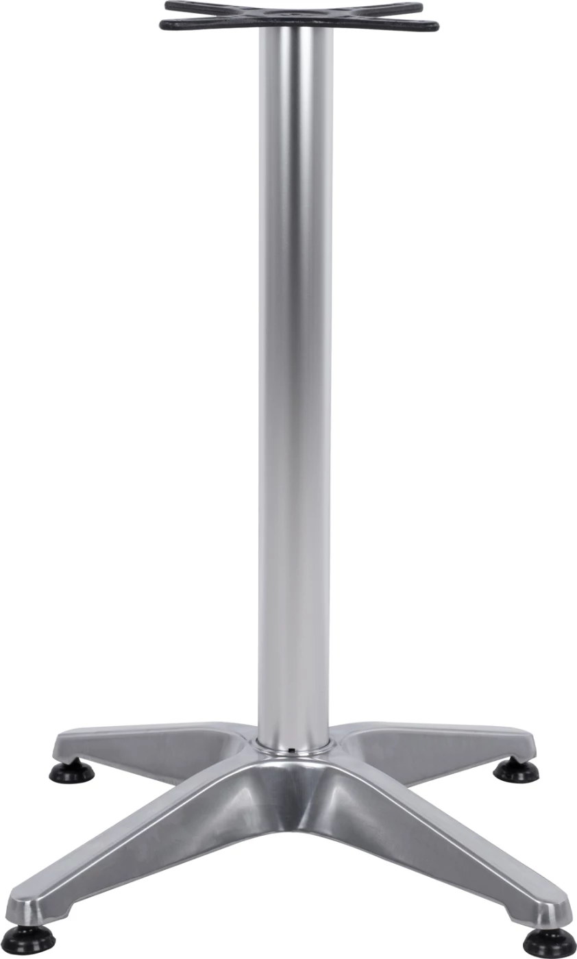 Aluminijasta osnova 4 noge 58x58x68.5cm s križem 28x28cm FH447 kromirana