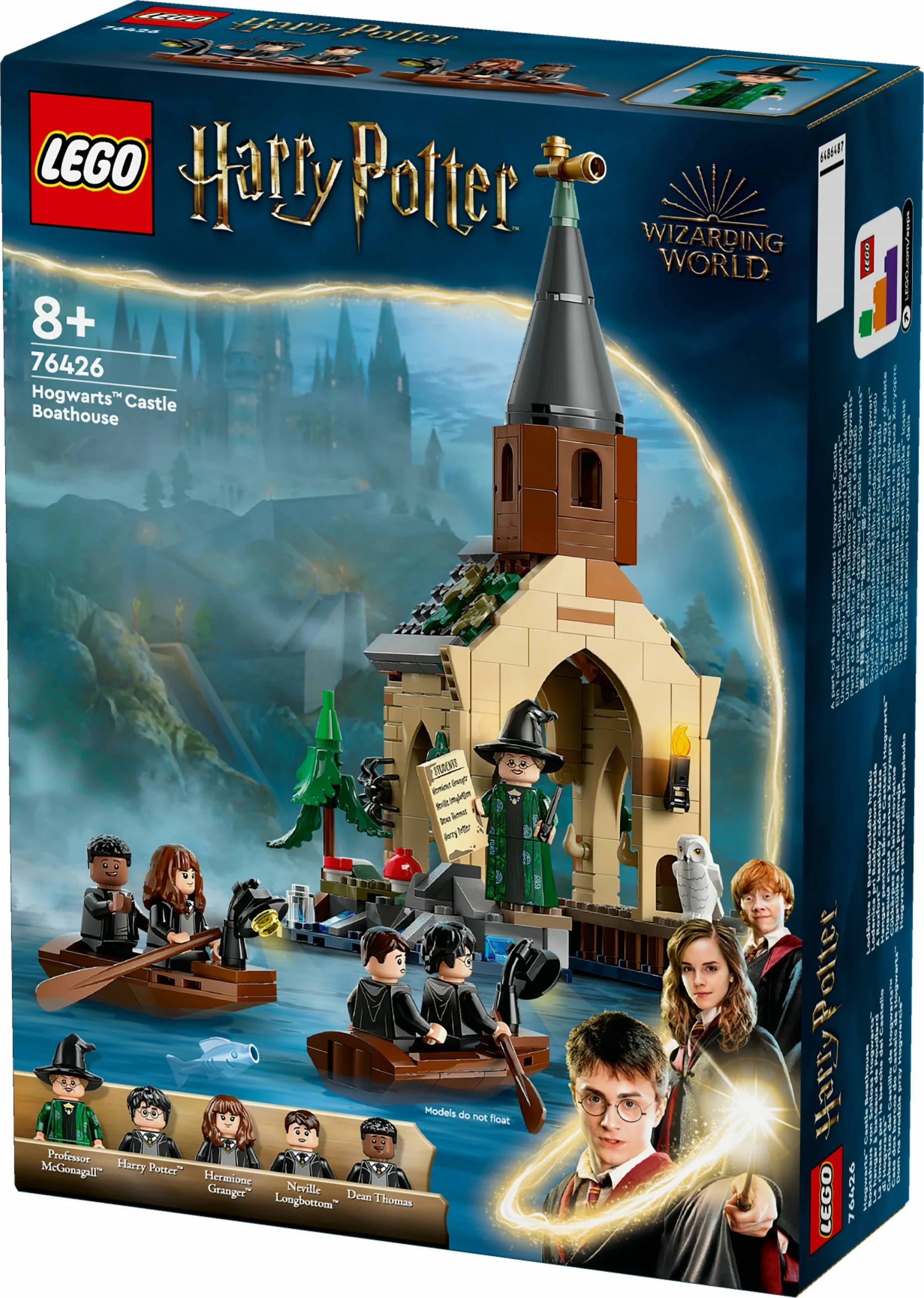 Set za sestavljanje Hogwarts Castle Boathouse, LEGO Harry Potter, 350 kosov, večbarven