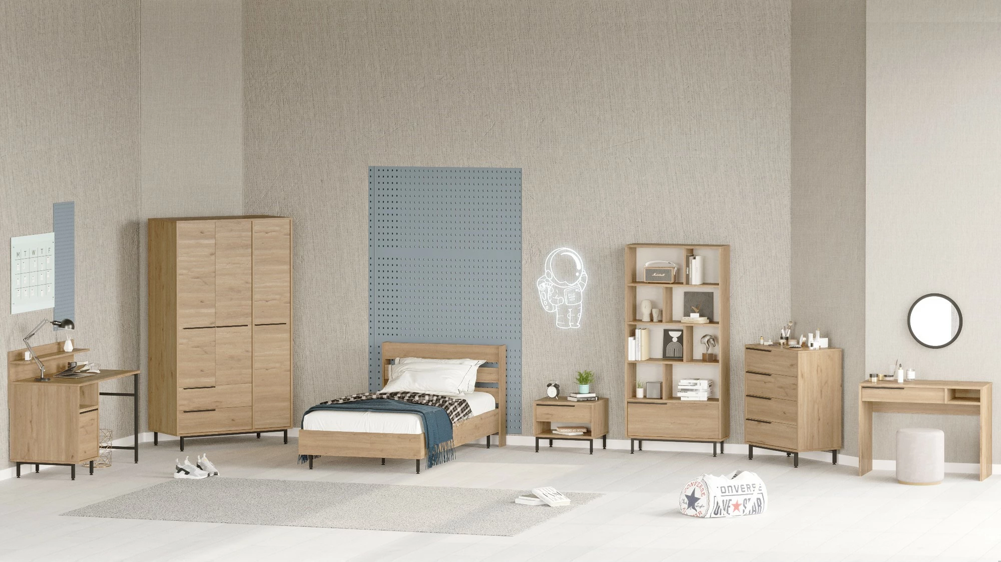 Komplet mladinske sobe Skye Decor, ON27-S