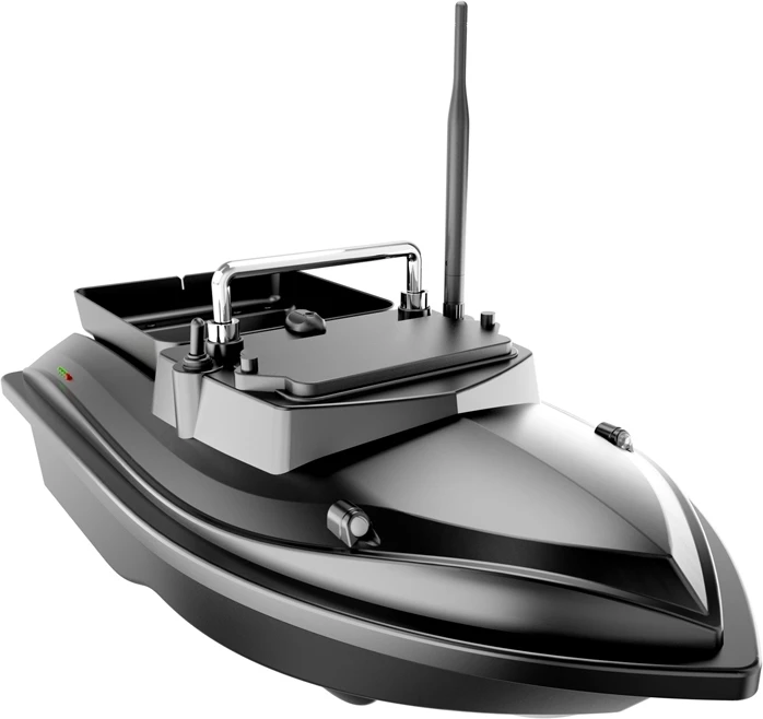 Čoln za vabljenje z daljinskim upravljanjem, Flytec V050, kapaciteta 2 kg, domet 500 m, baterija 12000 mAh, črn