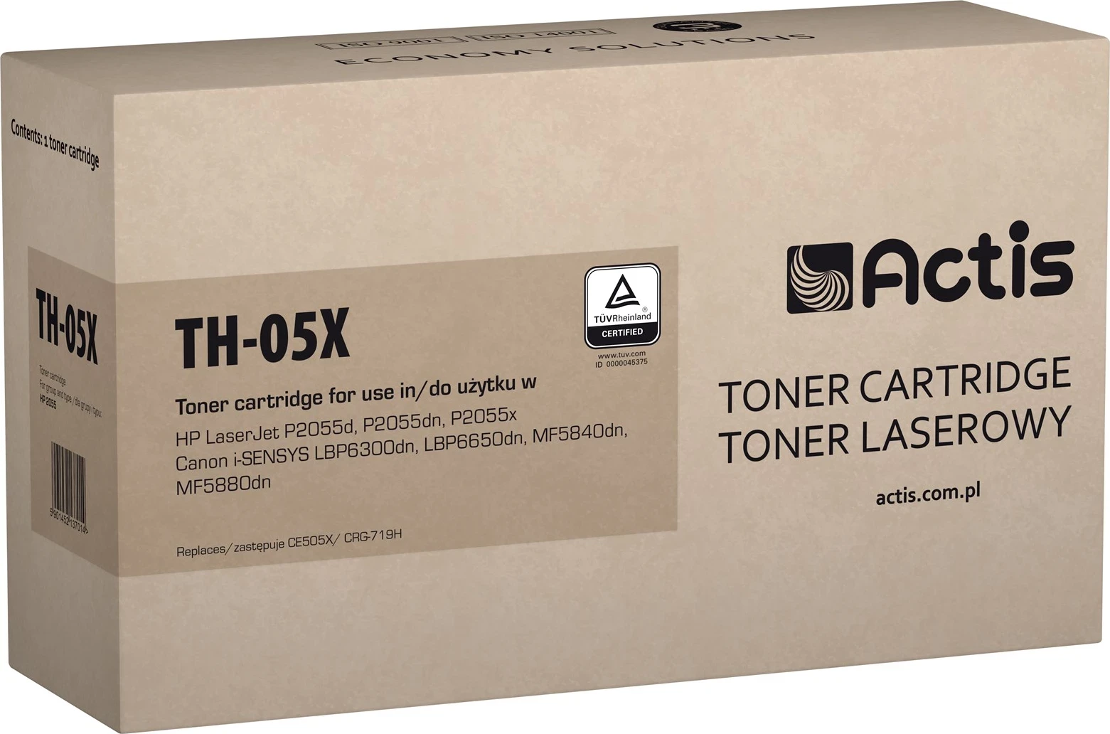 Toner za zamenjavo Actis TH-05X za tiskalnike HP