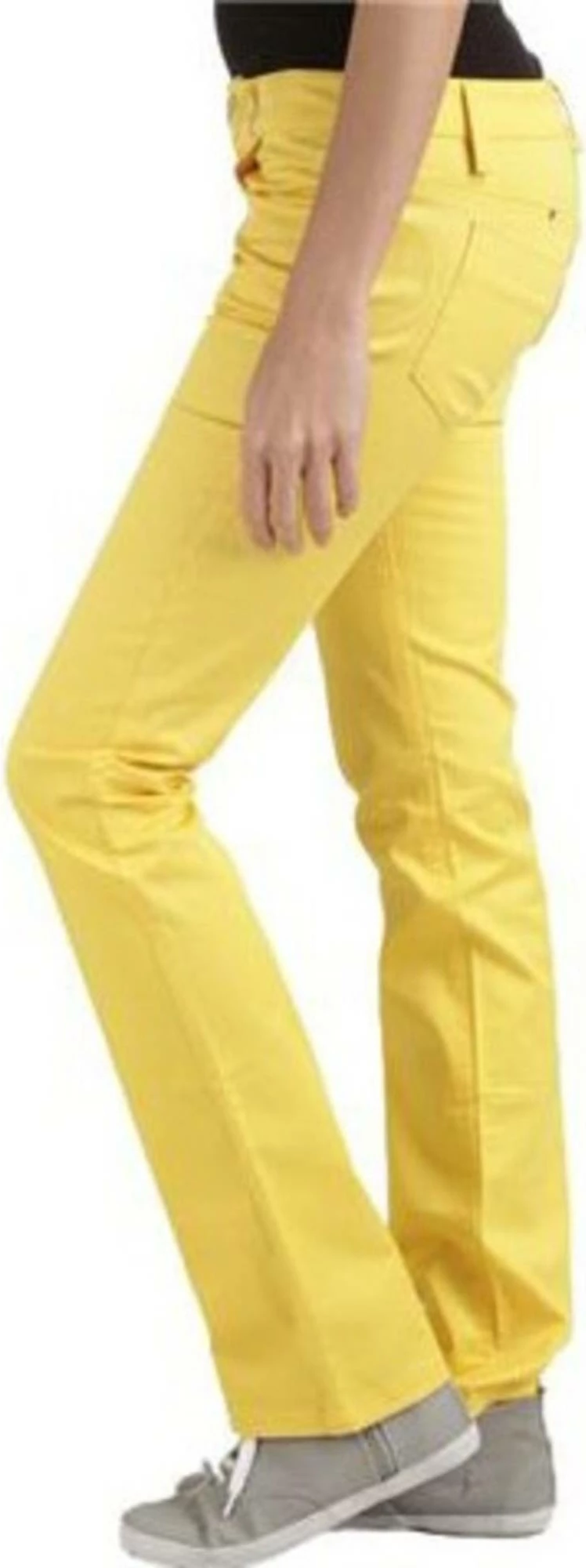 Ženske hlače PHARD, rumene