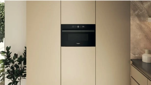 Vgradna mikrovalovna pečica 31 L, 1000 W, gril 800 W, na dotik, črna Whirlpool WMD44MB