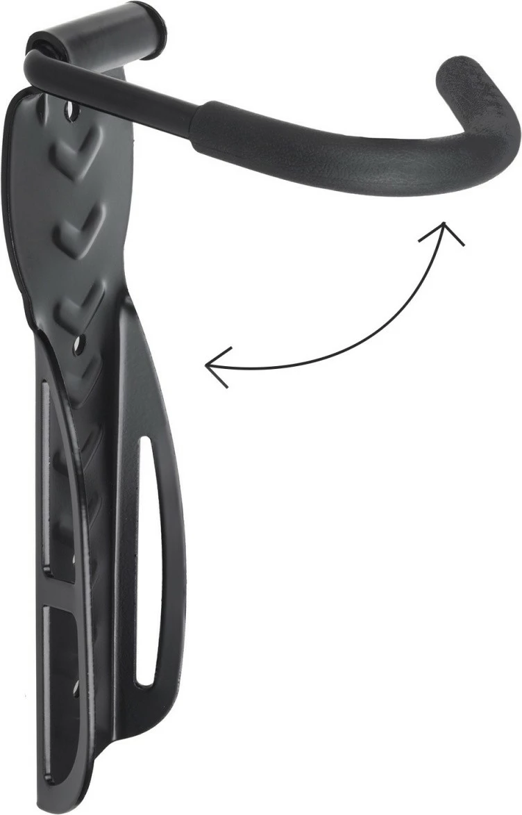 Stenski nosilec za kolo Maclean MC-432, jeklo, črn