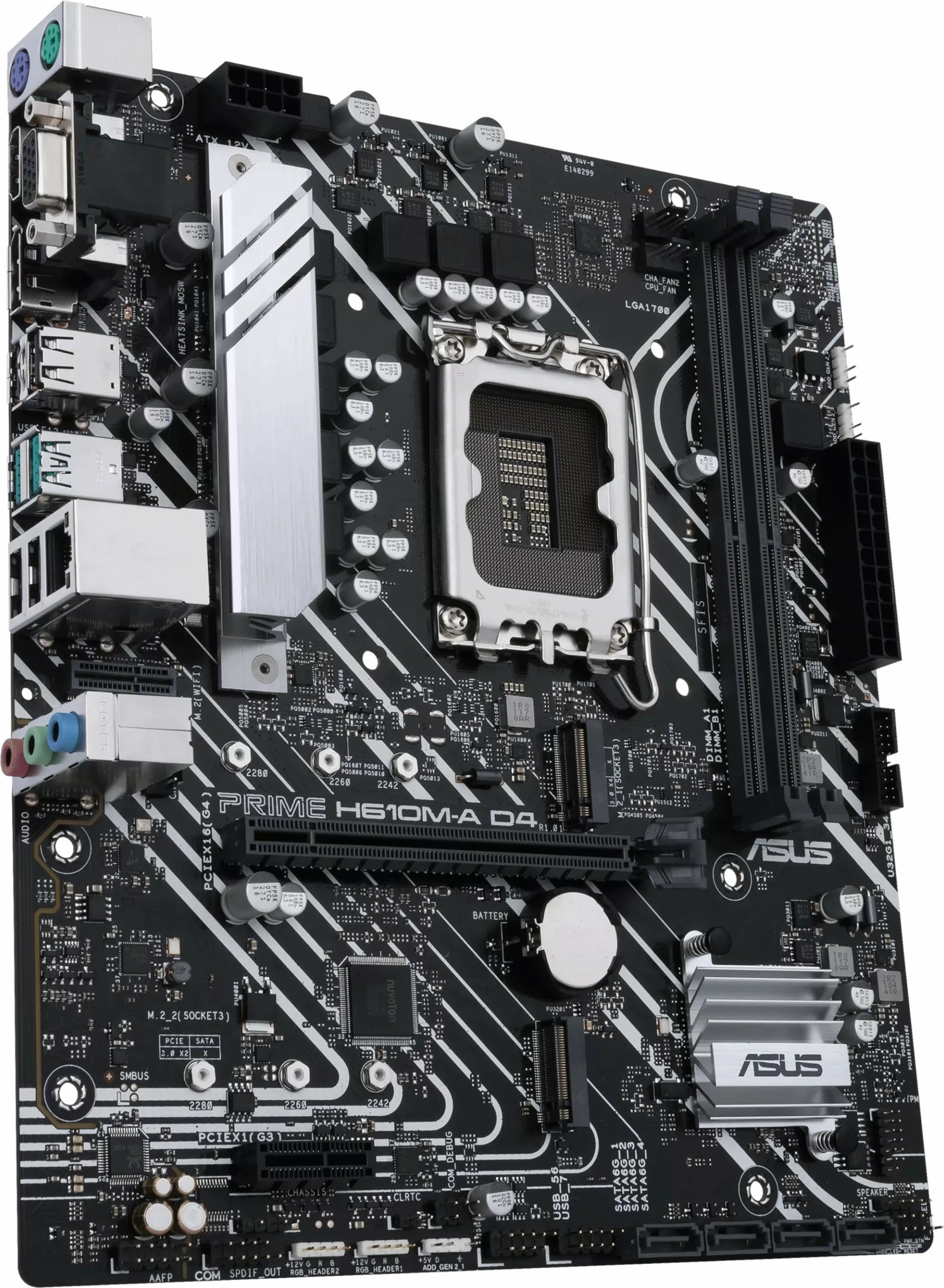 Mikro ATX plošča ASUS PRIME H610M-A D4-CSM, Intel, LGA 1700, DDR4-SDRAM