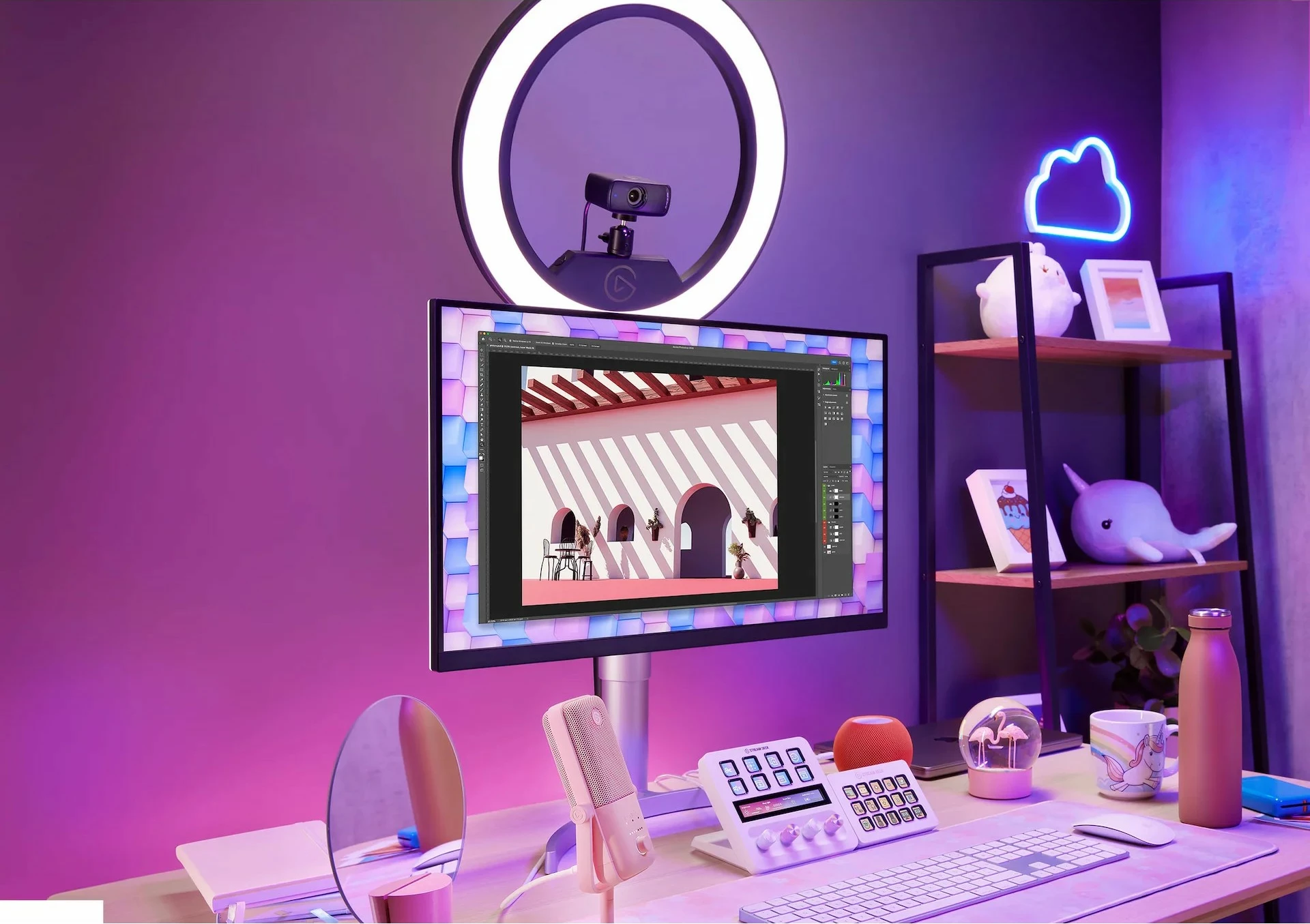 Spletna kamera Facecam MK2, Elgato, Full HD, USB-C, črna