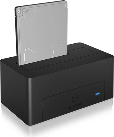 Dokirna postaja za shranjevanje in prenos podatkov ICY BOX IB-1121-C31, USB 3.2 Gen 2, antracitna, črna