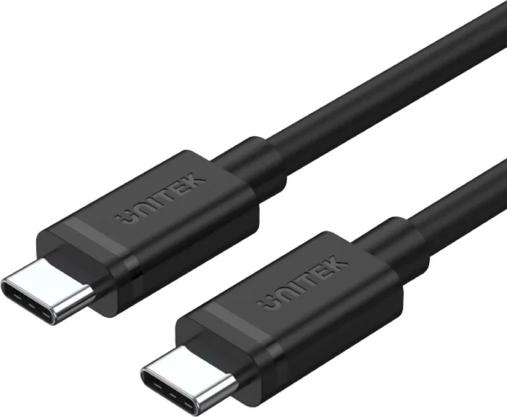 Kabel USB-C na USB-C Unitek, 2 m, črn
