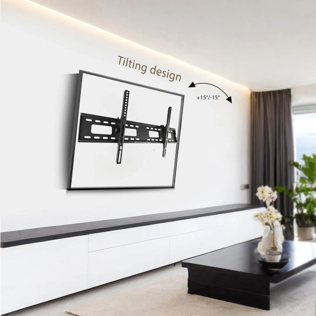 Stenski nosilec za TV Maclean MC-422, 43"-100", črn