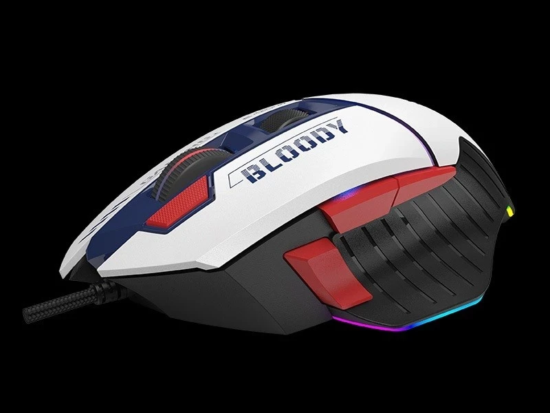 Igralni miška A4tech Bloody W95Max, USB, morska barva