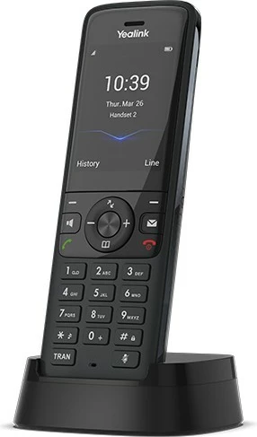 DECT telefon, TFT 6,1 cm (240 x 320), Yealink W78H, črn