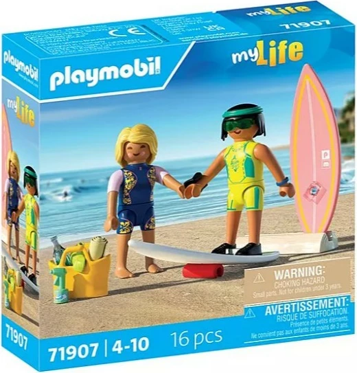 Šola surfanja s figurami, 16-delni set Playmobil My Life 71907