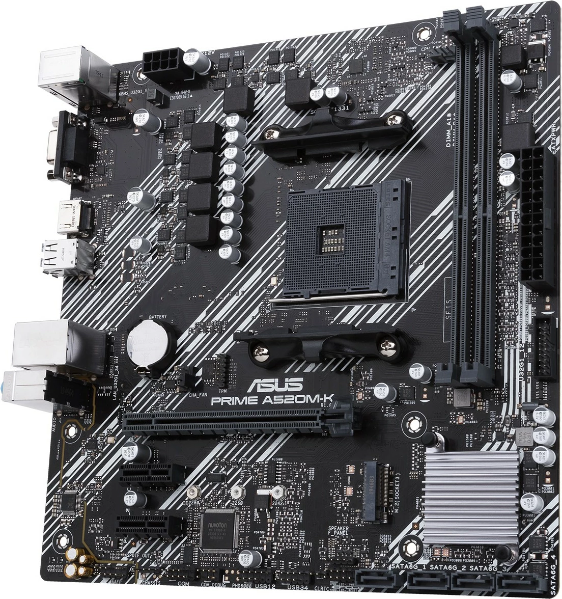 Matična plošča ASUS PRIME A520M-K, Socket AM4, micro ATX