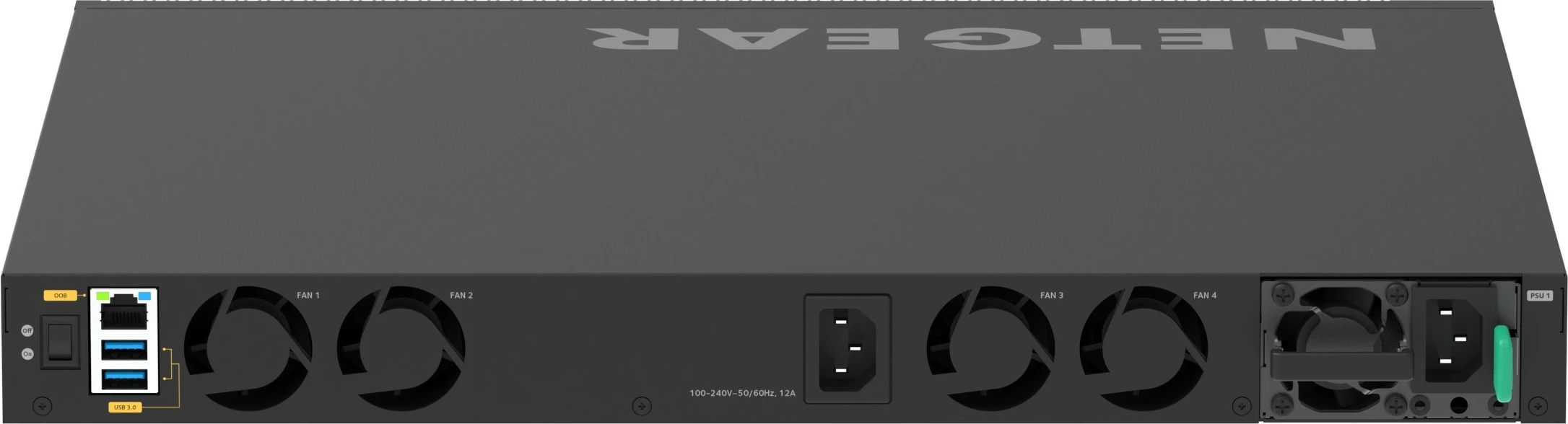 Upravljalni L3 stikalo, 10G Ethernet, PoE, 1U rack, NETGEAR M4350-24X4V