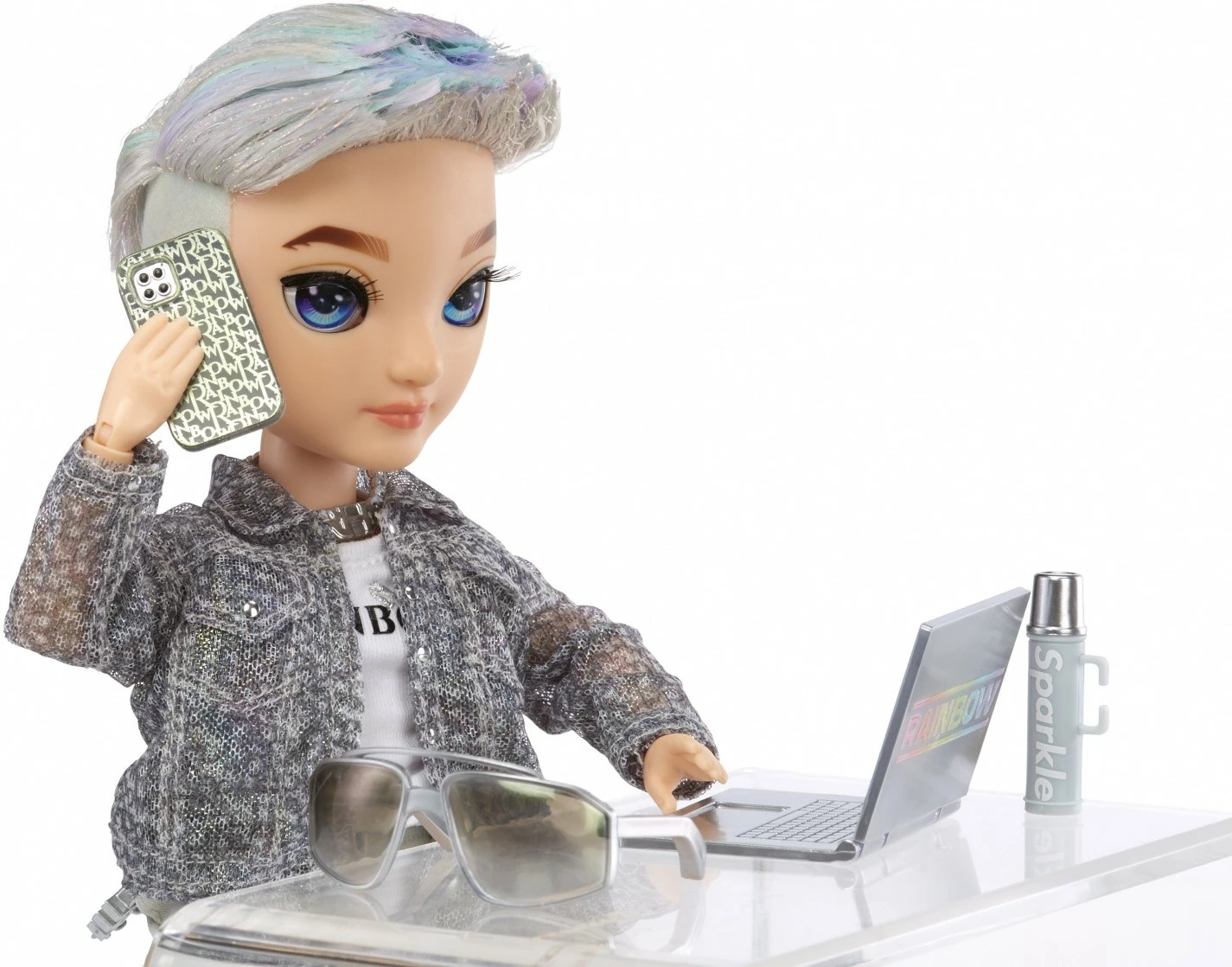 Modna lutka Rainbow High Aidan Russell, MGA, z dodatki